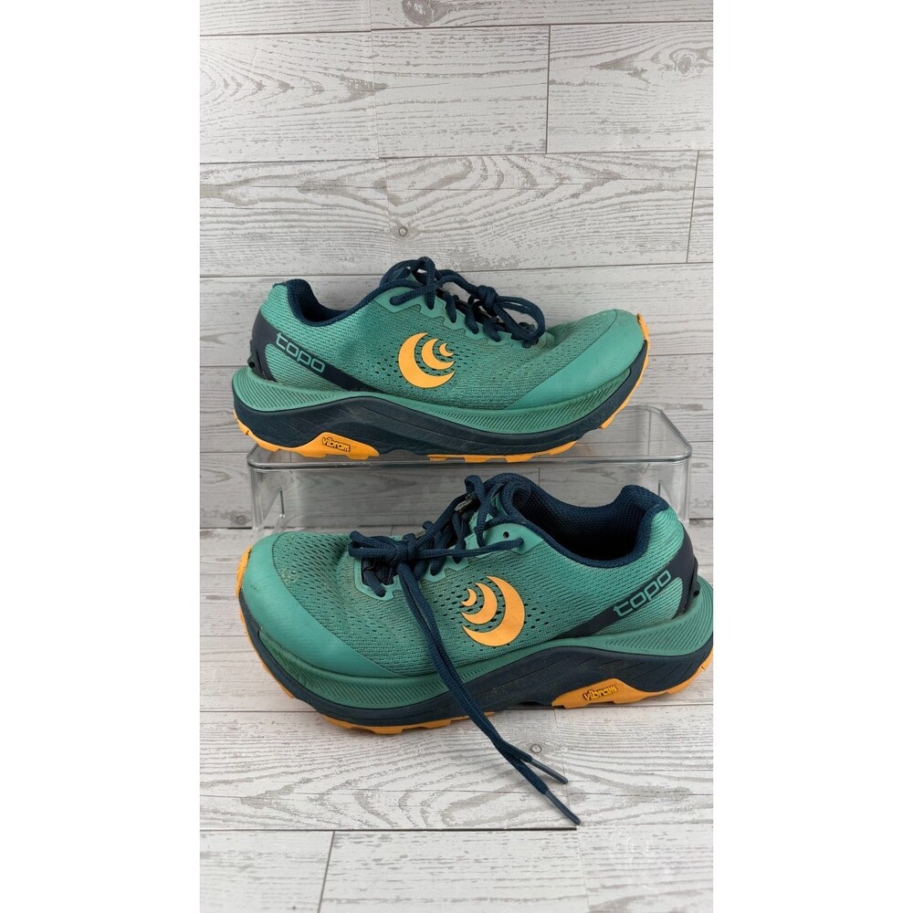 Topo Athletic Ultraventure 3 Green 8.5B Womens Sneakers Trail Running Shoes #931